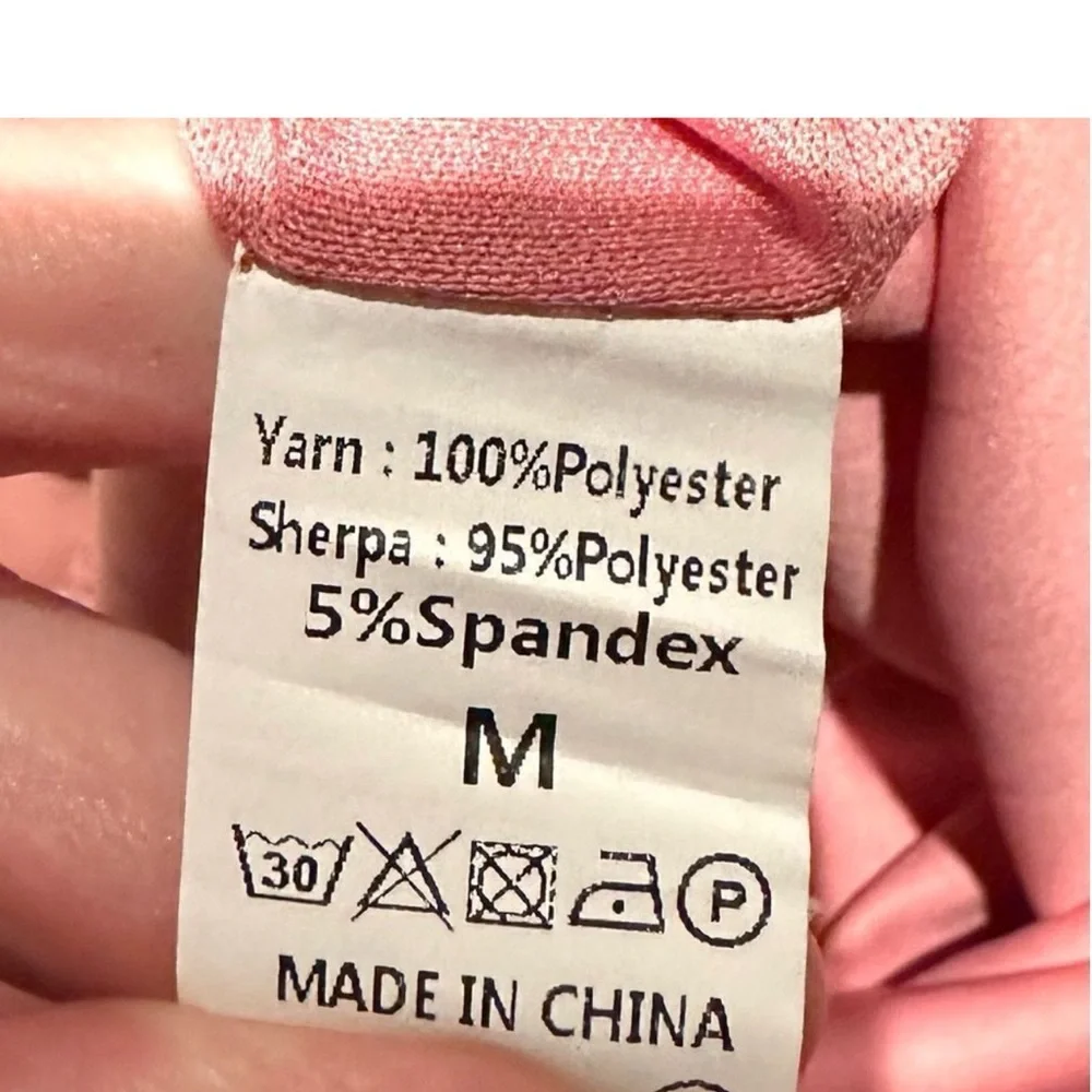 PINK SWISS DOT PUFFED LONG SLEEVE TOP - Picture 9 of 11